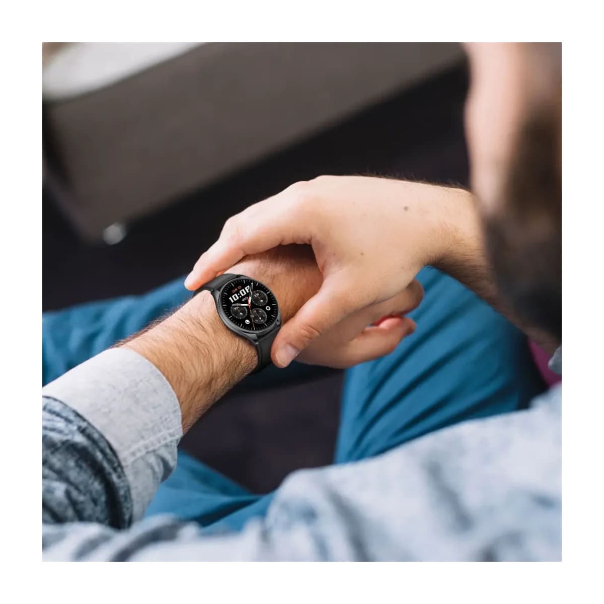 Green Lion G-Master Smart Watch - Black thumbnail 3
