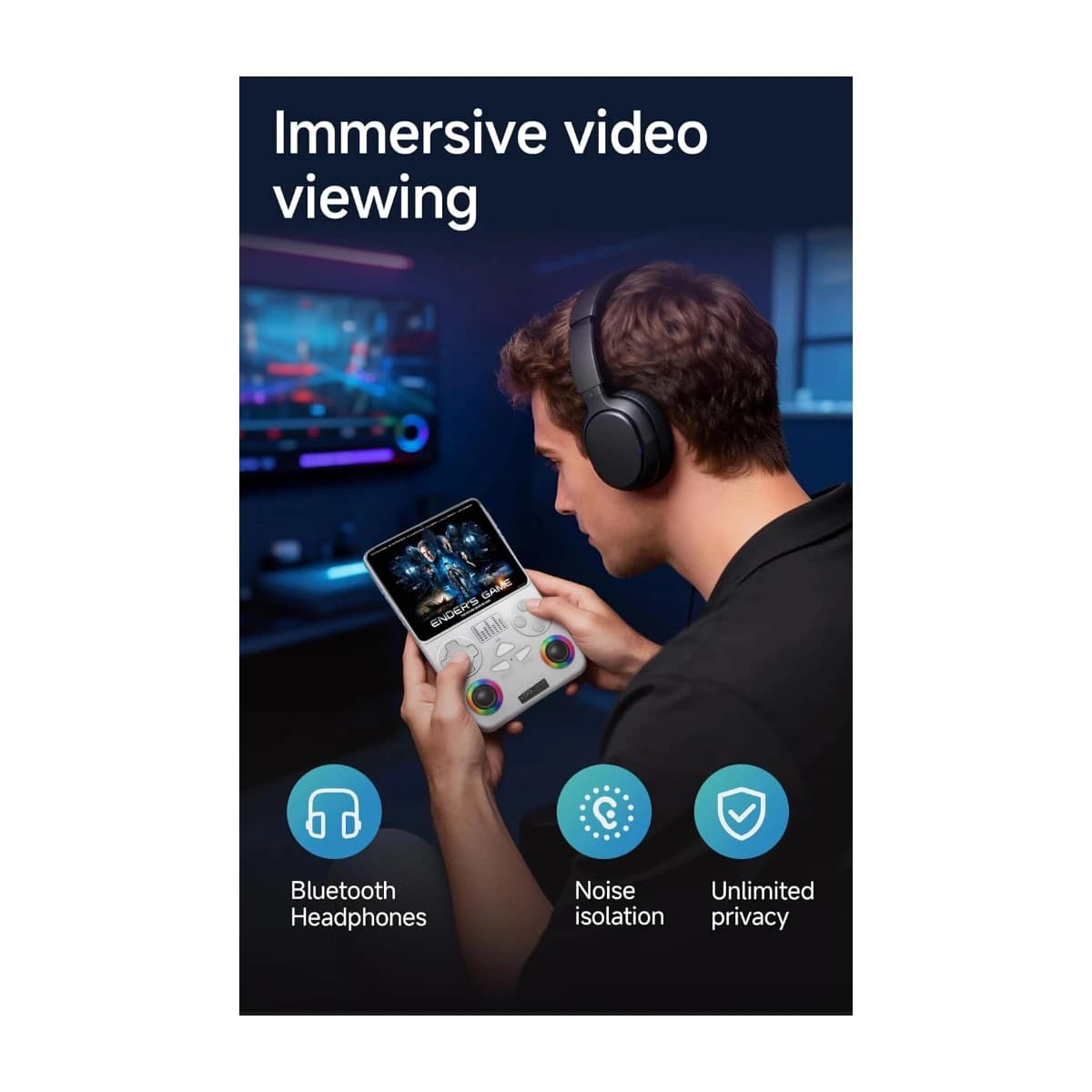 J36 Ultra Handheld Gaming Console with RGB Joysticks thumbnail 2