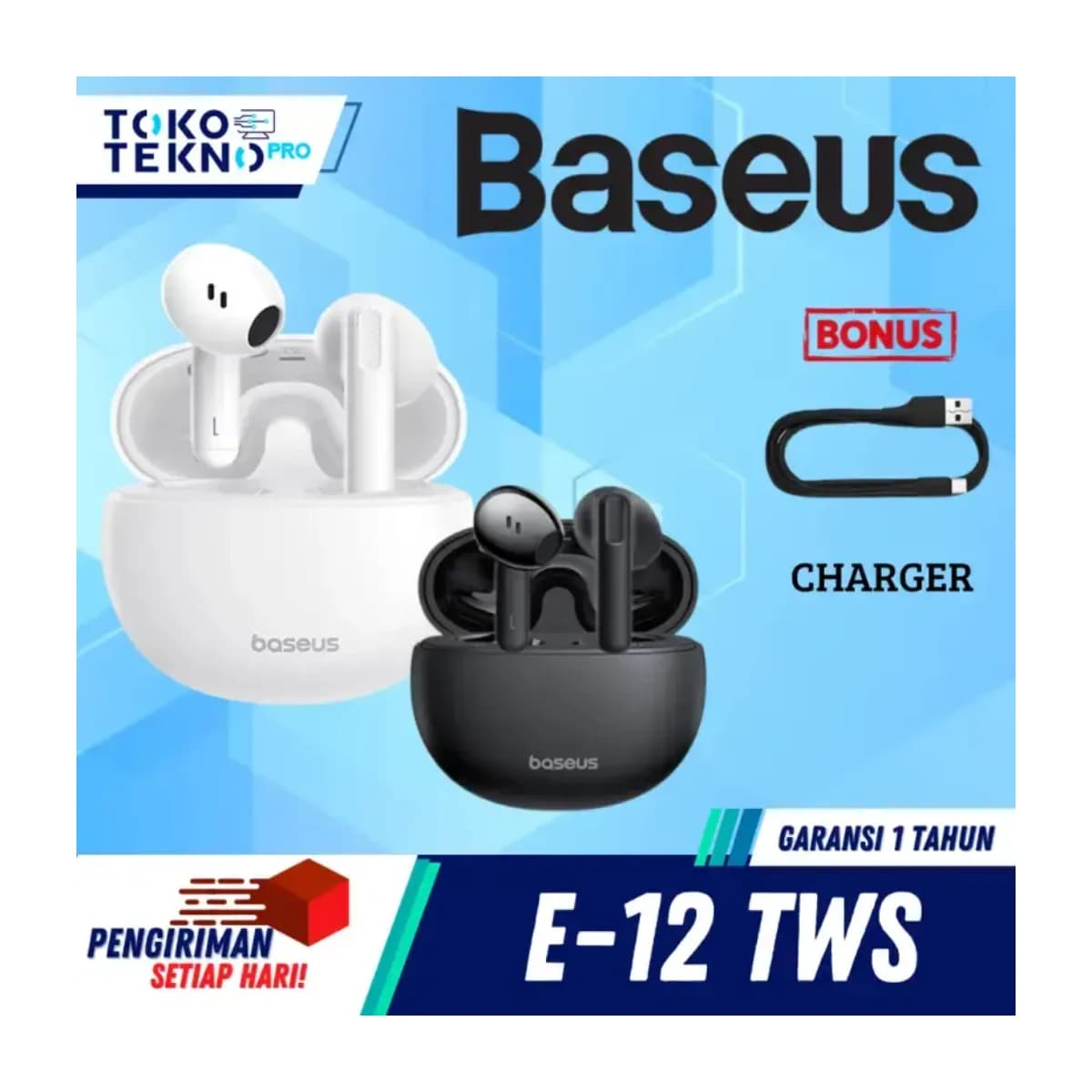 Baseus Bowie E12 True Wireless Earphones thumbnail 2
