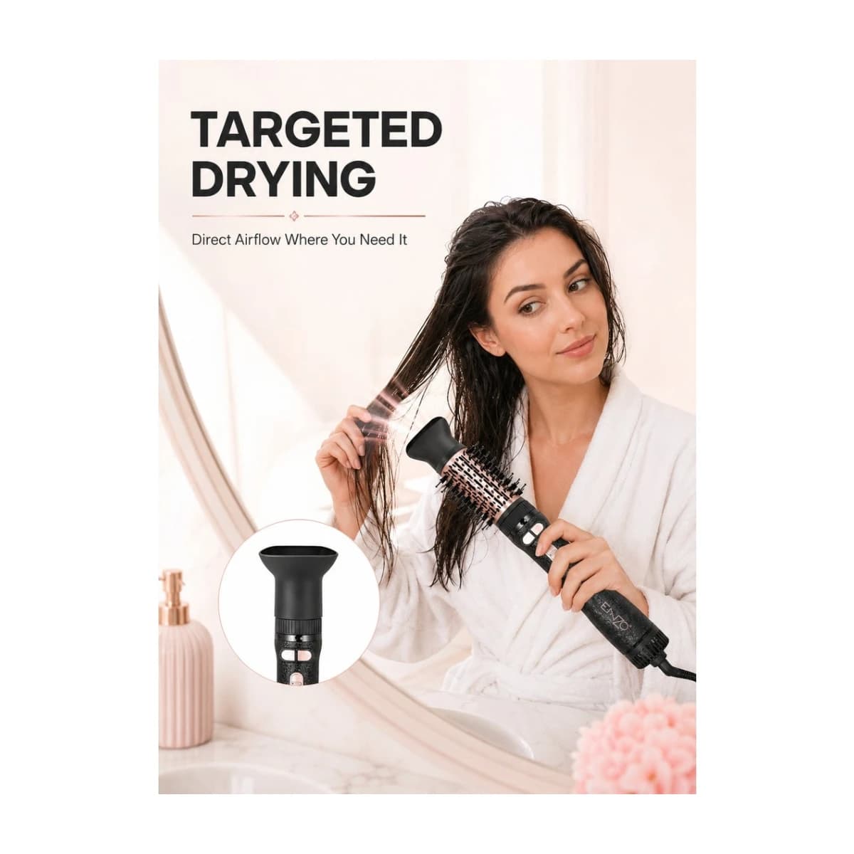 ENZO Professional 3-in-1 Hot Air Brush thumbnail 3