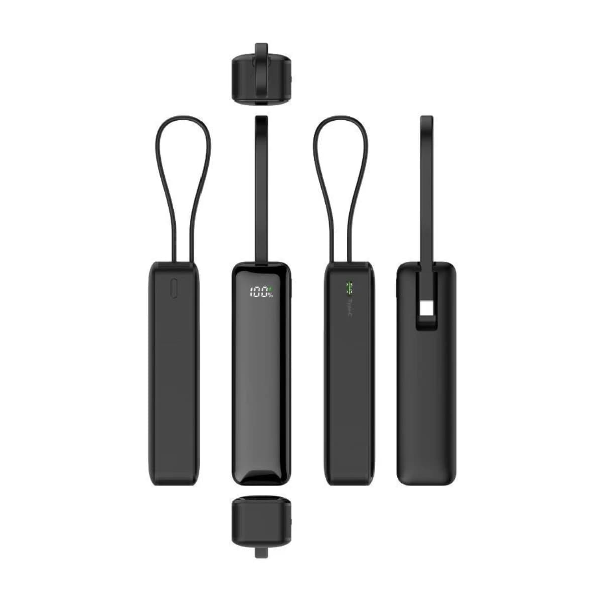 IQ TOUCH VOLT X5 PD 20W 5000mAh Power Bank with Built-in USB-C Cable thumbnail 2
