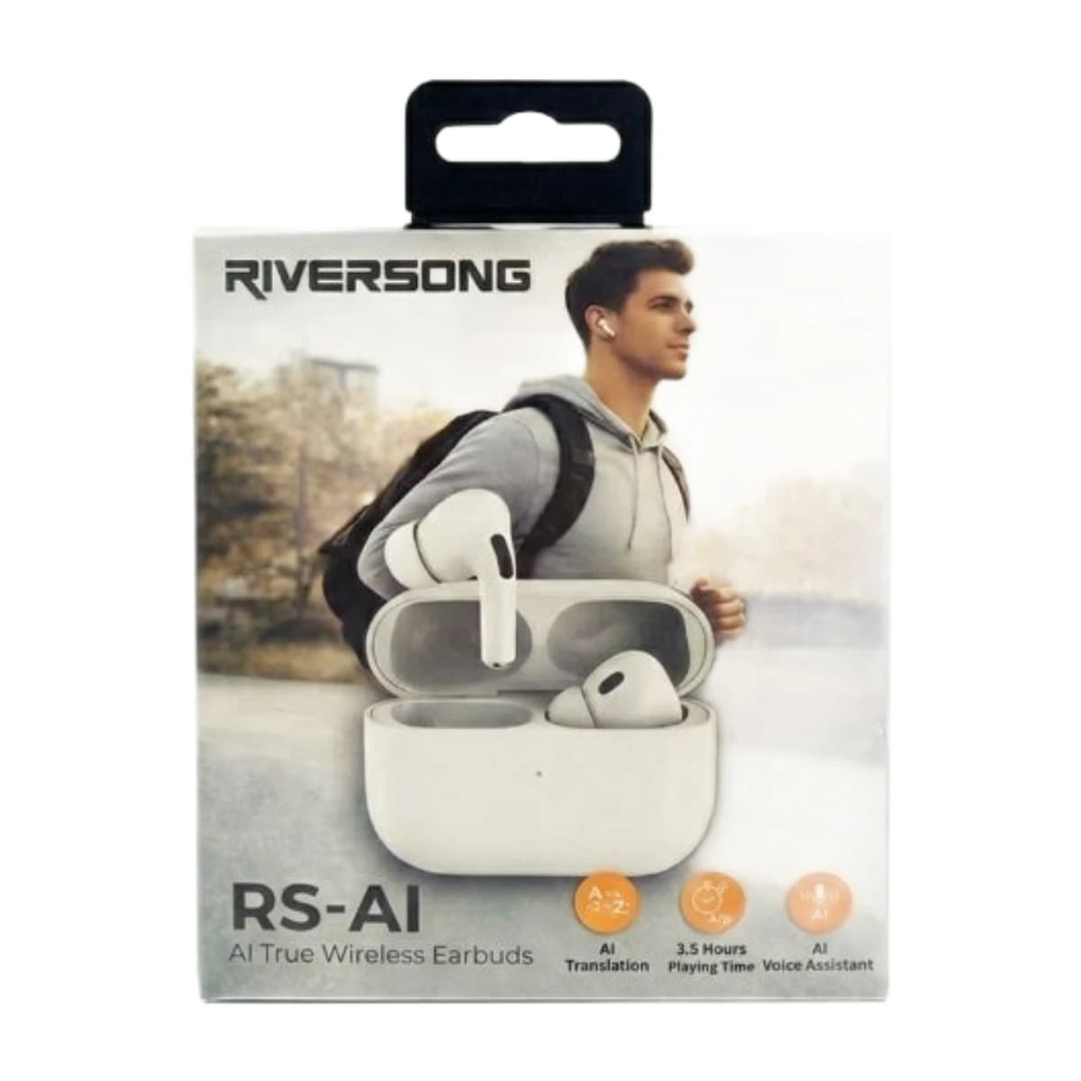 Riversong RS-AI True Wireless Earbuds - White thumbnail 1