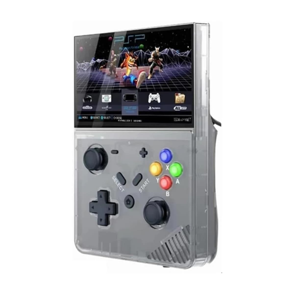 M18 Retro Handheld Game Console - 4.3" HD IPS, Black Transparent thumbnail 1
