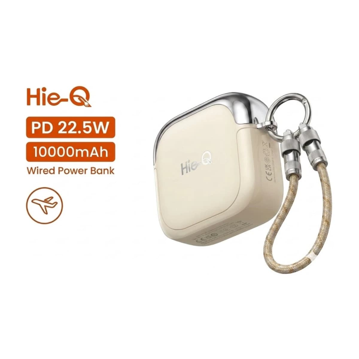 Hie-Q MiniMag 10K 10000mAh Power Bank with PD Fast Charging - Silver thumbnail 1