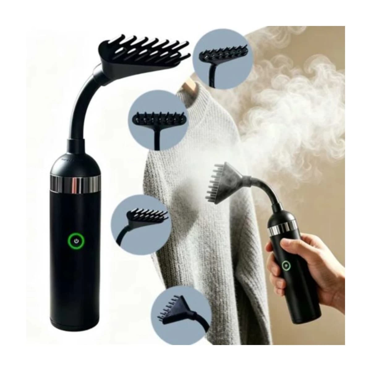 2-in-1 Portable Electronic Oud Burner & Rotating Hair and Clothes Diffuser – BK-82 thumbnail 3