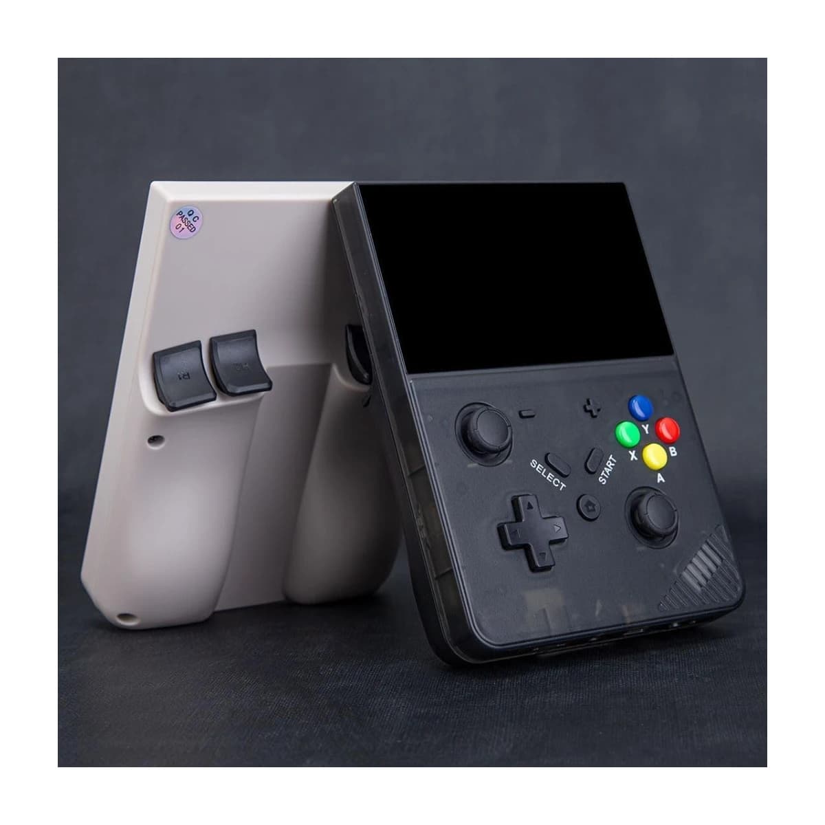 M18 Retro Handheld Game Console - 4.3" HD IPS, Black Transparent thumbnail 2
