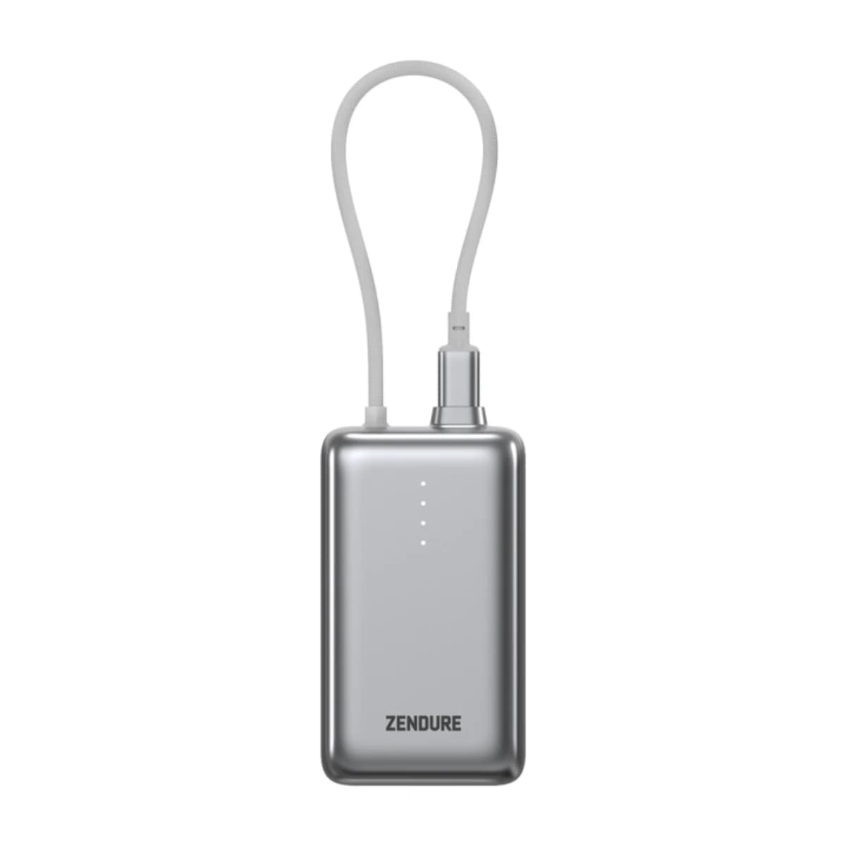 ZENDURE SuperMini Pro 20000mAh Power Bank, 30W Portable Charger with Built-in Cable, Grey thumbnail 1