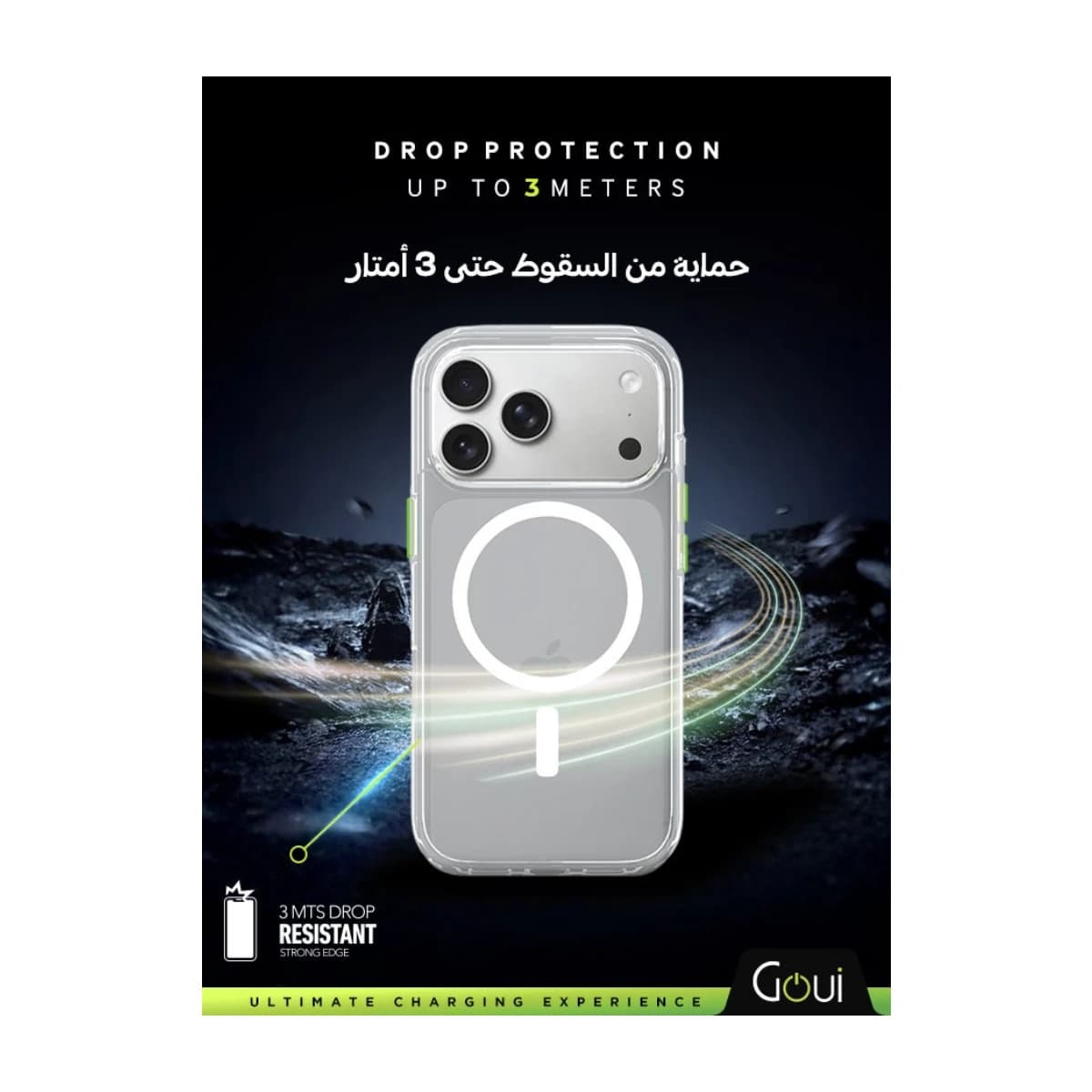 Goui 6-in-1 Protection Kit for iPhone 17 Pro Max - MagSafe Compatible, Anti-Yellowing Case, 2 Screen Protectors, Camera Lens Protector thumbnail 2