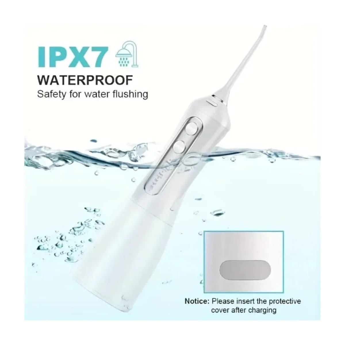 SENK Intelligent 2-in-1 Water Flosser & Electric Toothbrush Kit – 320ml Large Capacity Detachable Tank, 4 Modes, High-Frequency Pulse 1800-2000/min thumbnail 2