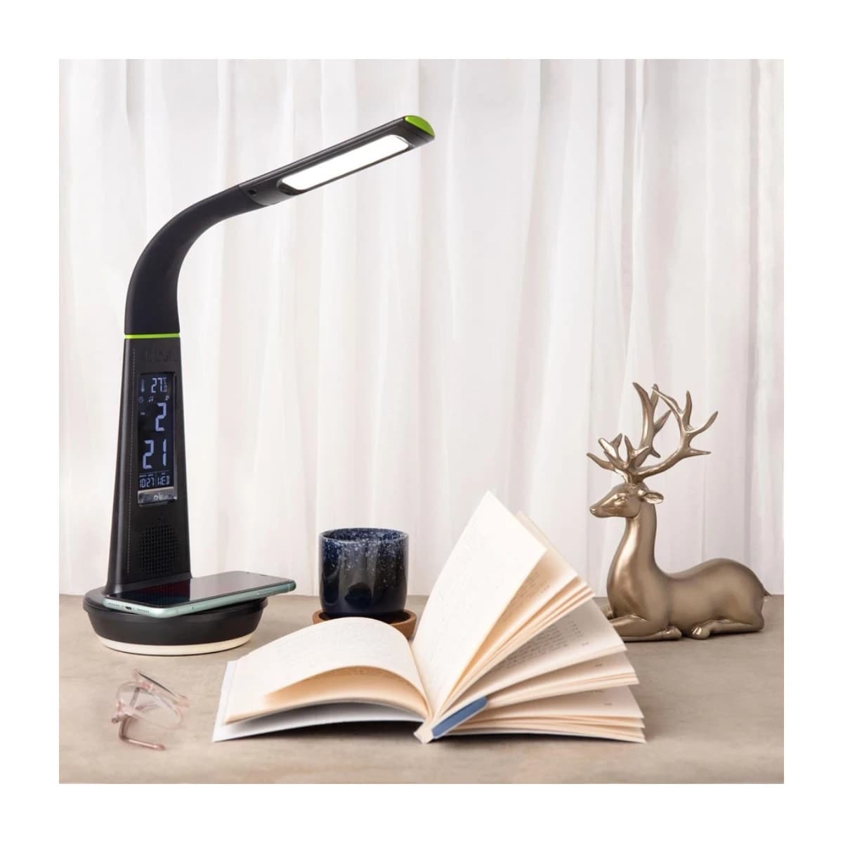 Goui Nuru D-Ultra 3-in-1 Wireless Charger, Speaker, and Table Lamp thumbnail 2