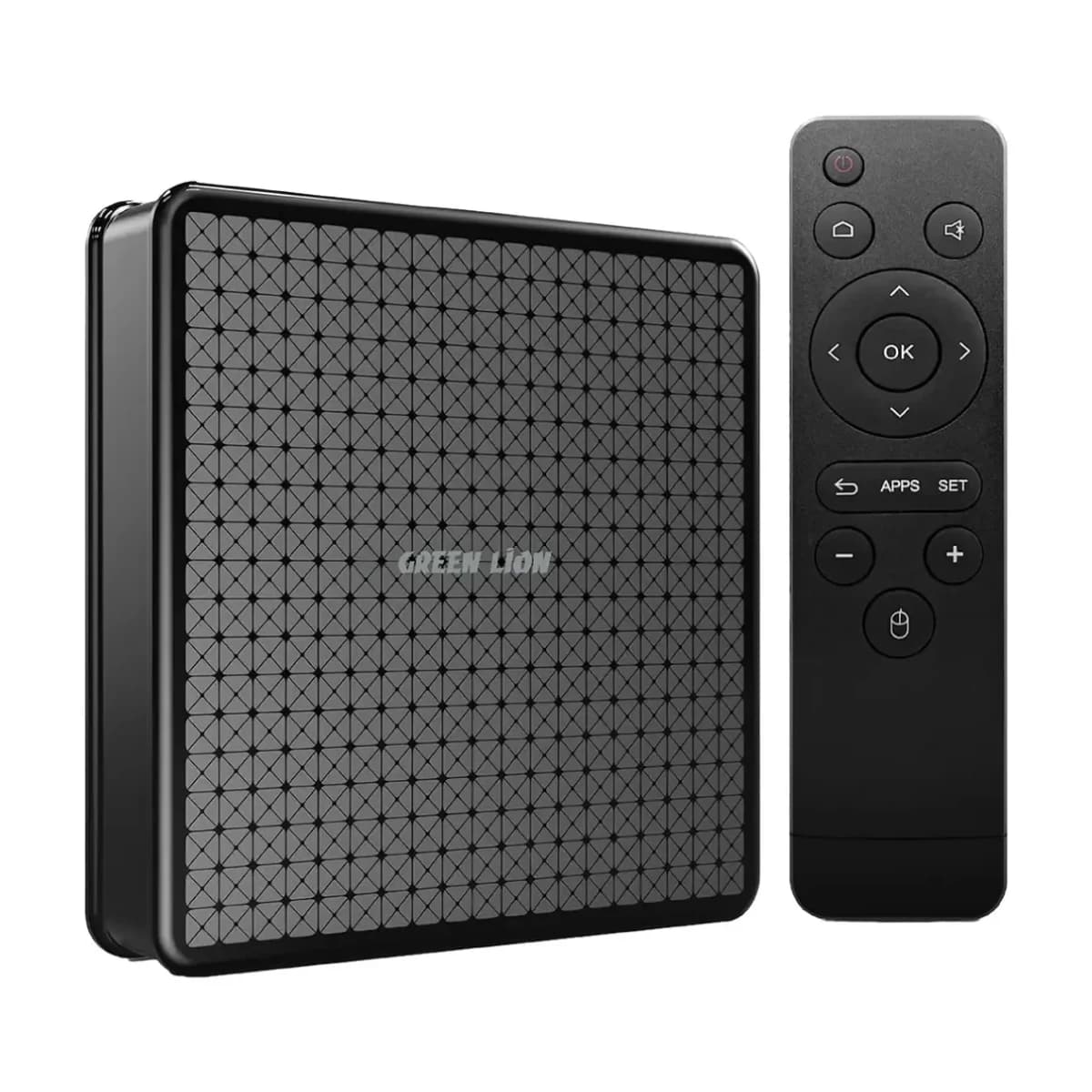 Green Lion Android TV Box 4K with Remote Control - Black thumbnail 1