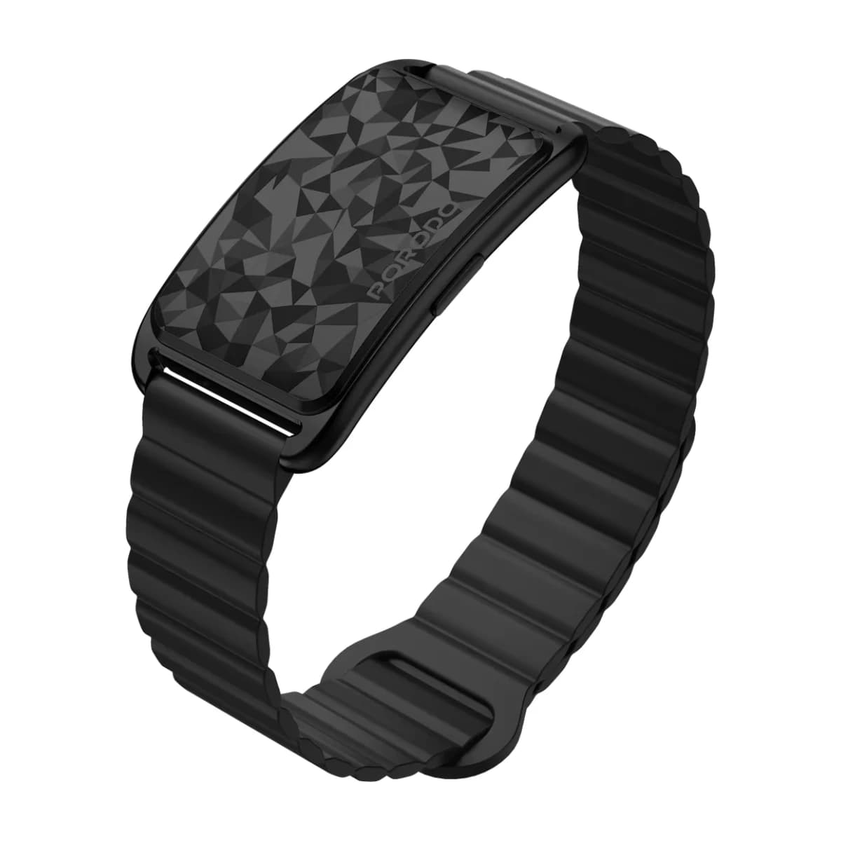 Porodo TrackFit Arc Smart Fitness Tracker with App - Magnetic Strap - Black thumbnail 1