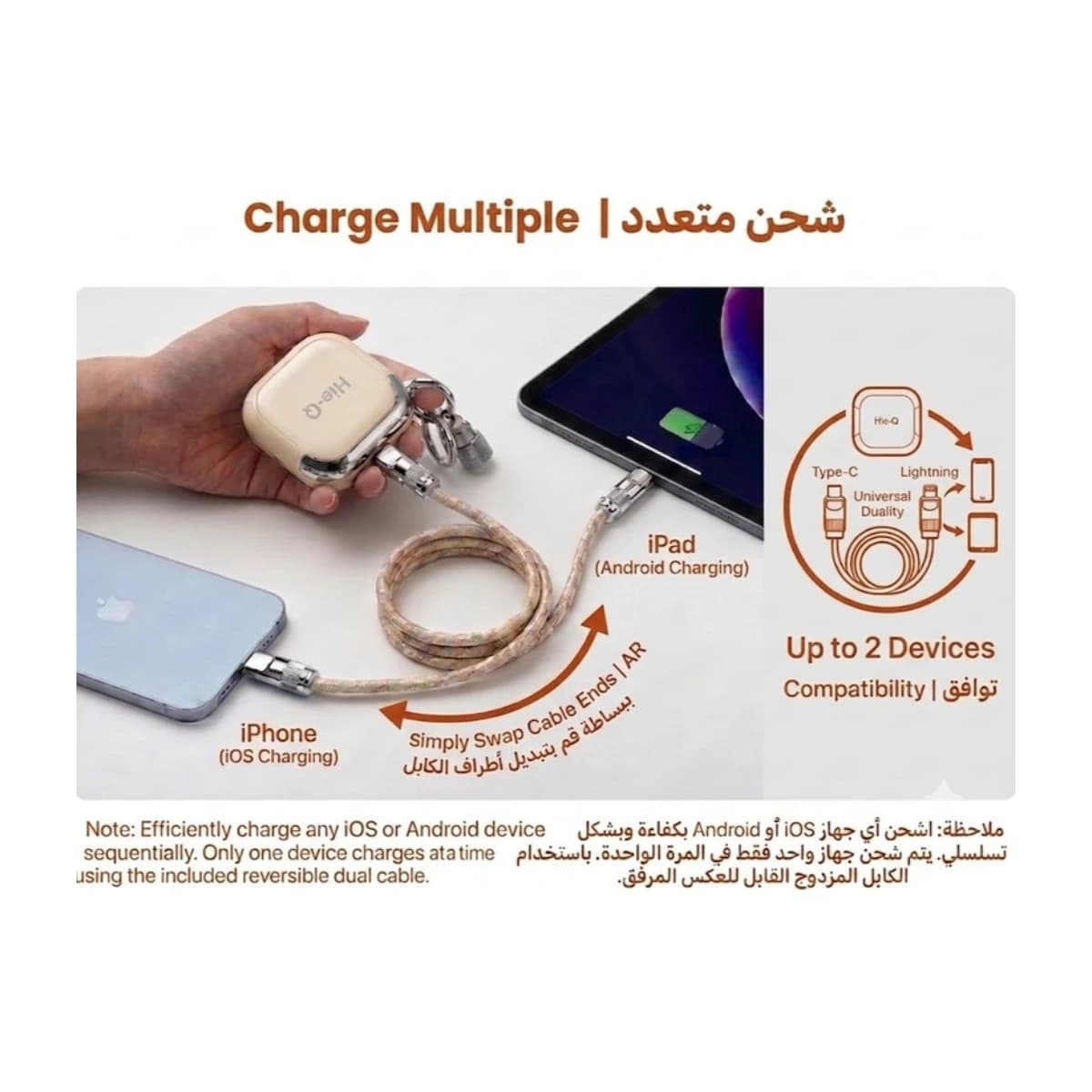 Hie-Q MiniMag 10K 10000mAh Power Bank with PD Fast Charging - Silver thumbnail 3