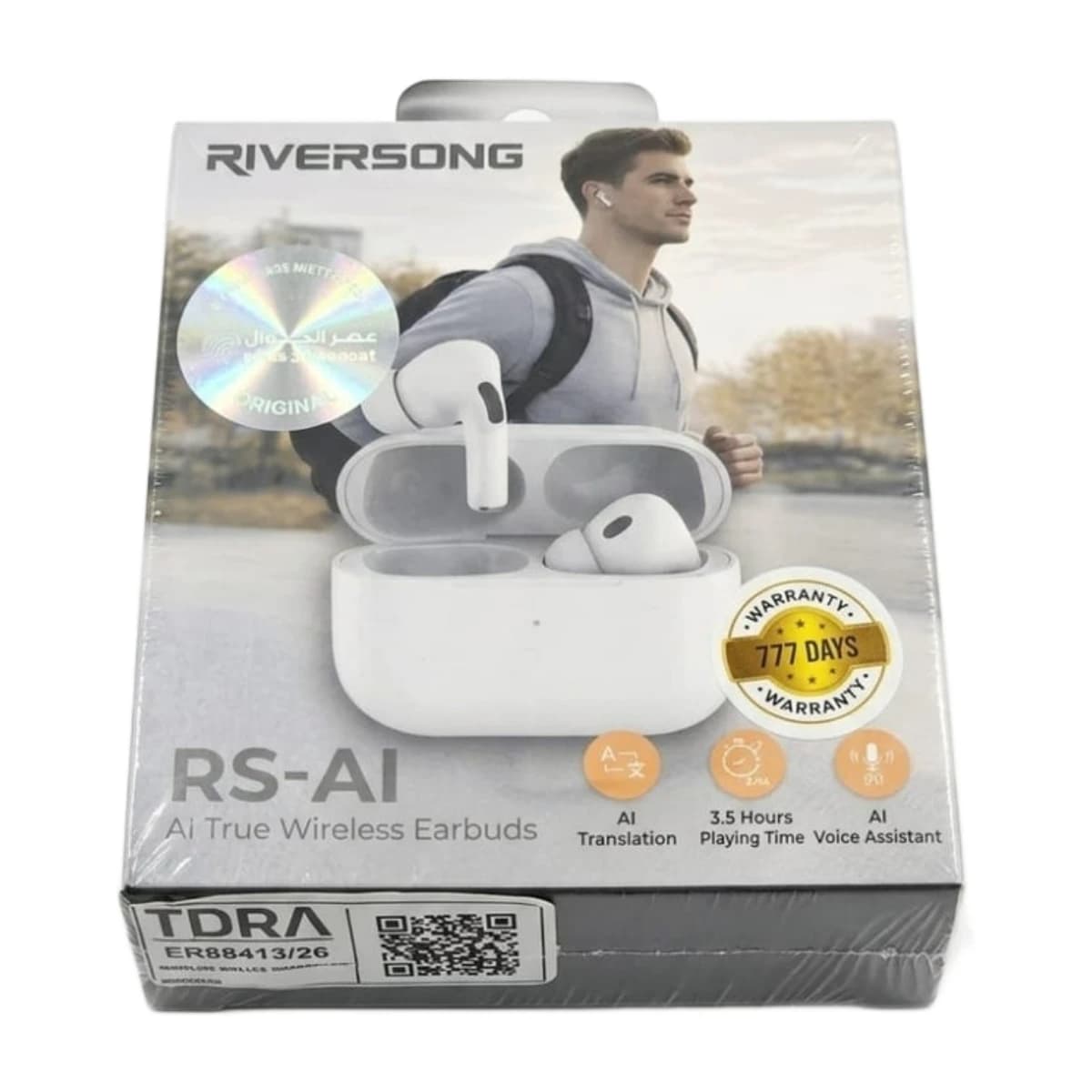 Riversong RS-AI True Wireless Earbuds - White thumbnail 2