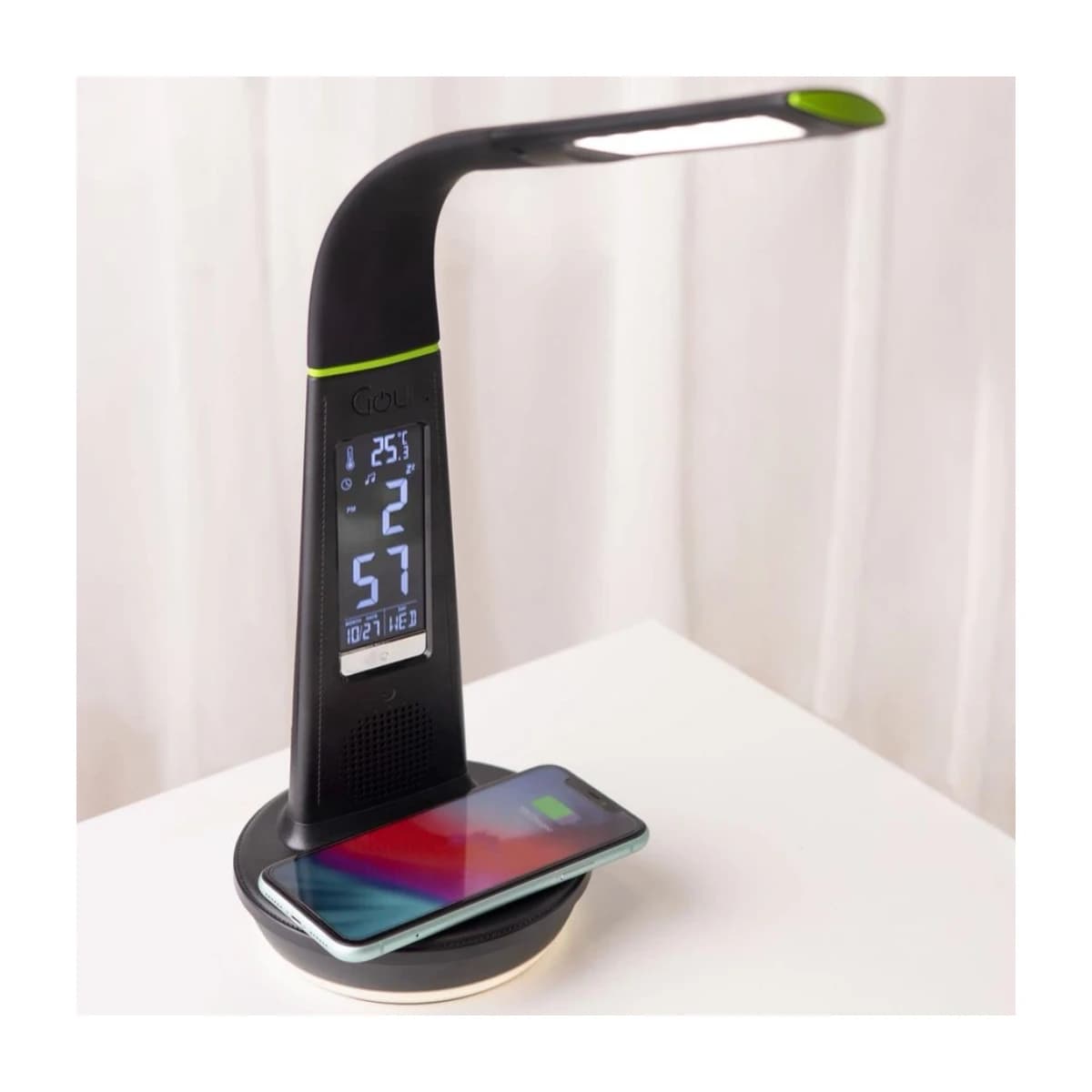 Goui Nuru D-Ultra 3-in-1 Wireless Charger, Speaker, and Table Lamp thumbnail 3