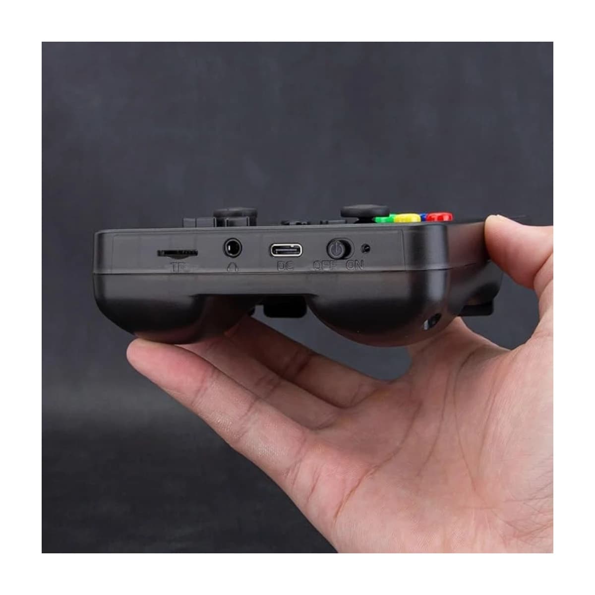 M18 Retro Handheld Game Console - 4.3" HD IPS, Black Transparent thumbnail 3
