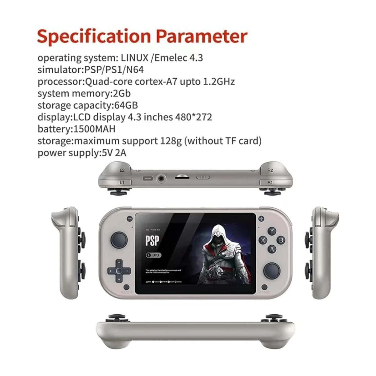 Neo Classic M17 Retro Handheld Game Console - Preview 3