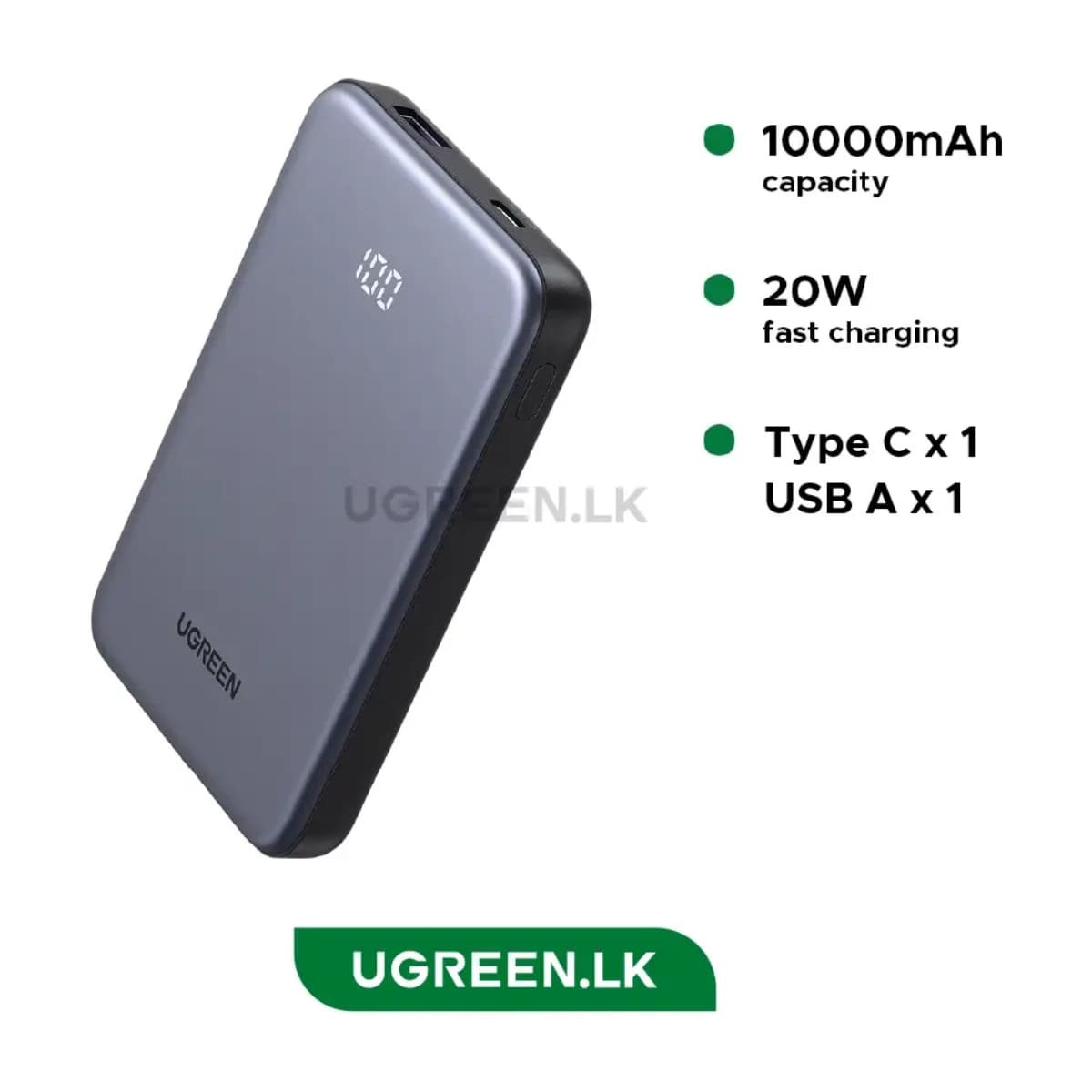 UGREEN 20W USB-C GaN Fast Charger - Preview 1