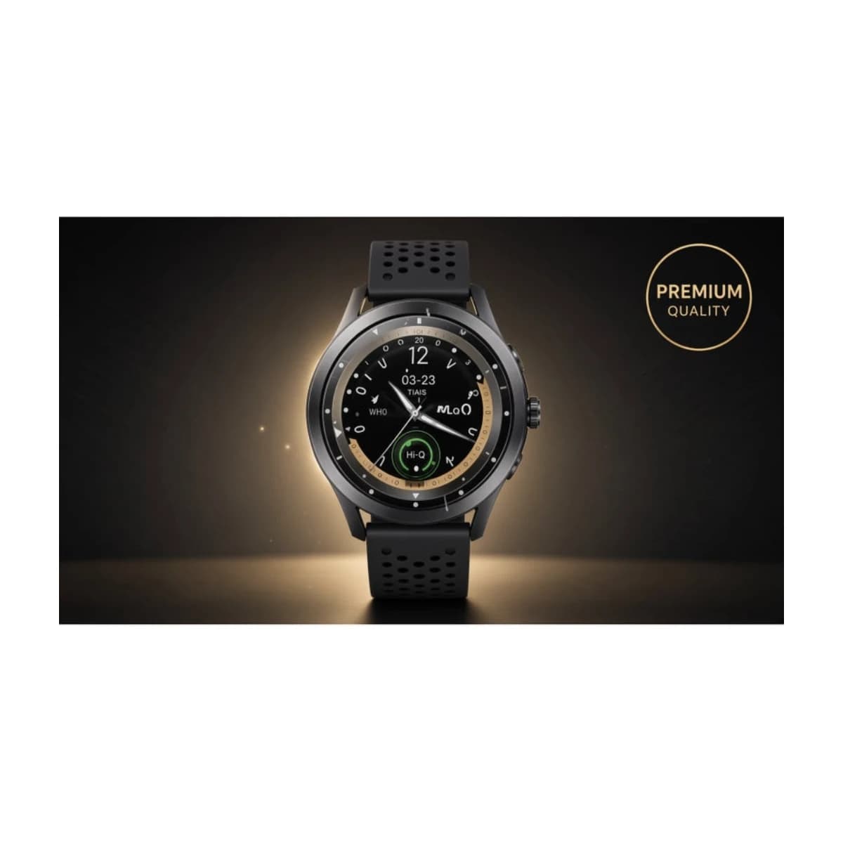 Hie-Q WR-44 Smart Watch Super AMOLED Display with 3 Straps - Preview 4
