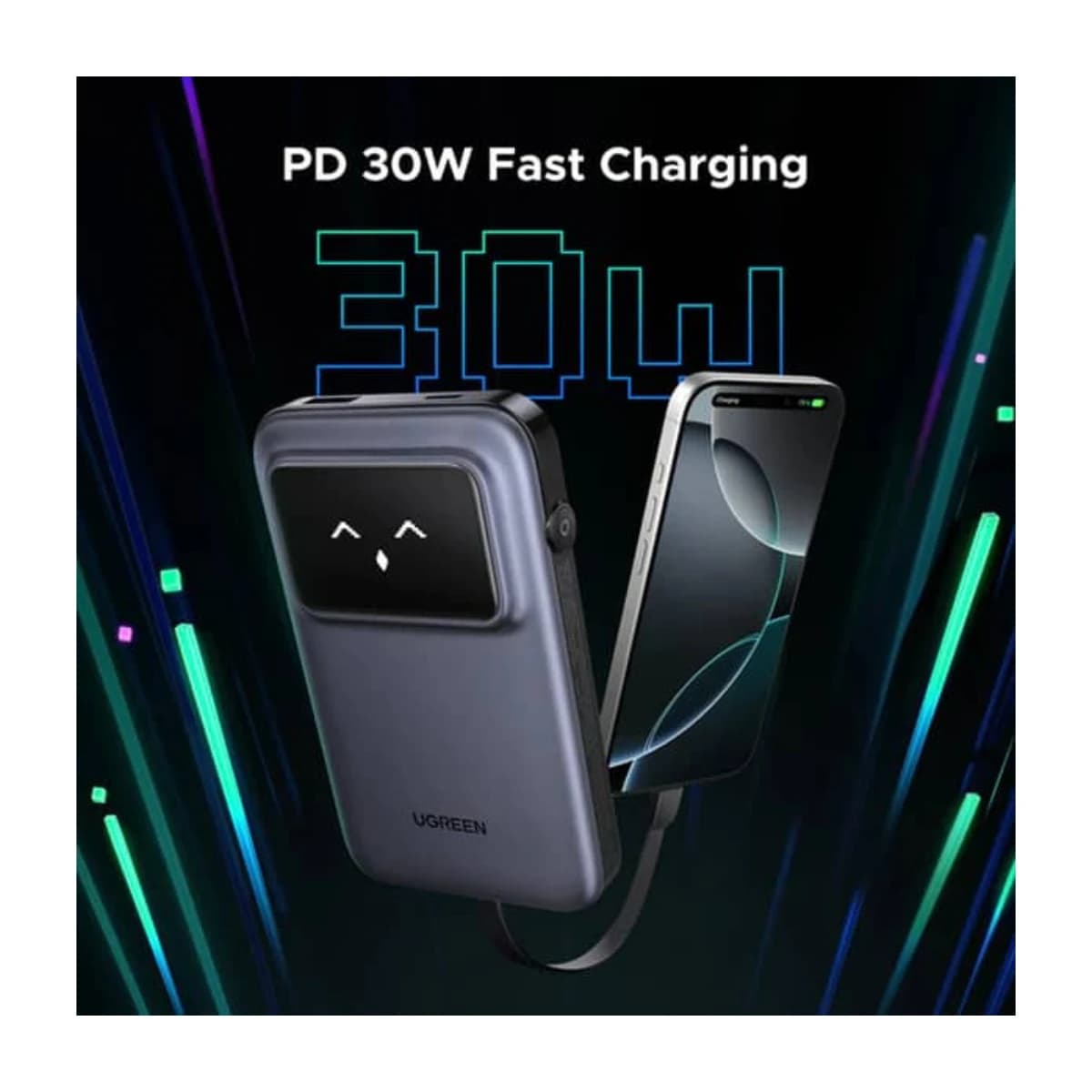 Ugreen Uno Power Bank 10000mAh - Black - Preview 2