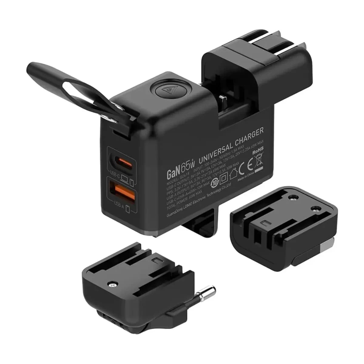 Desert DS3228 65W GaN Universal Travel Fast Charger USB-C/USB-A - Preview 3