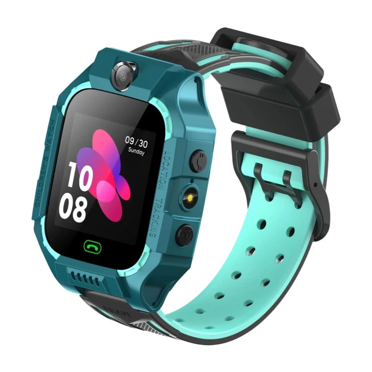 GREEN LION Smart Kids Watch Series 5 with Multilingual Support (English, Arabic, French, Russian), Math Game, 5-Day Standby Time, HD Screen, Time & Alarm Function, Remote Control, Fun & Educational Wearable for Kids - Blue - Preview 1
