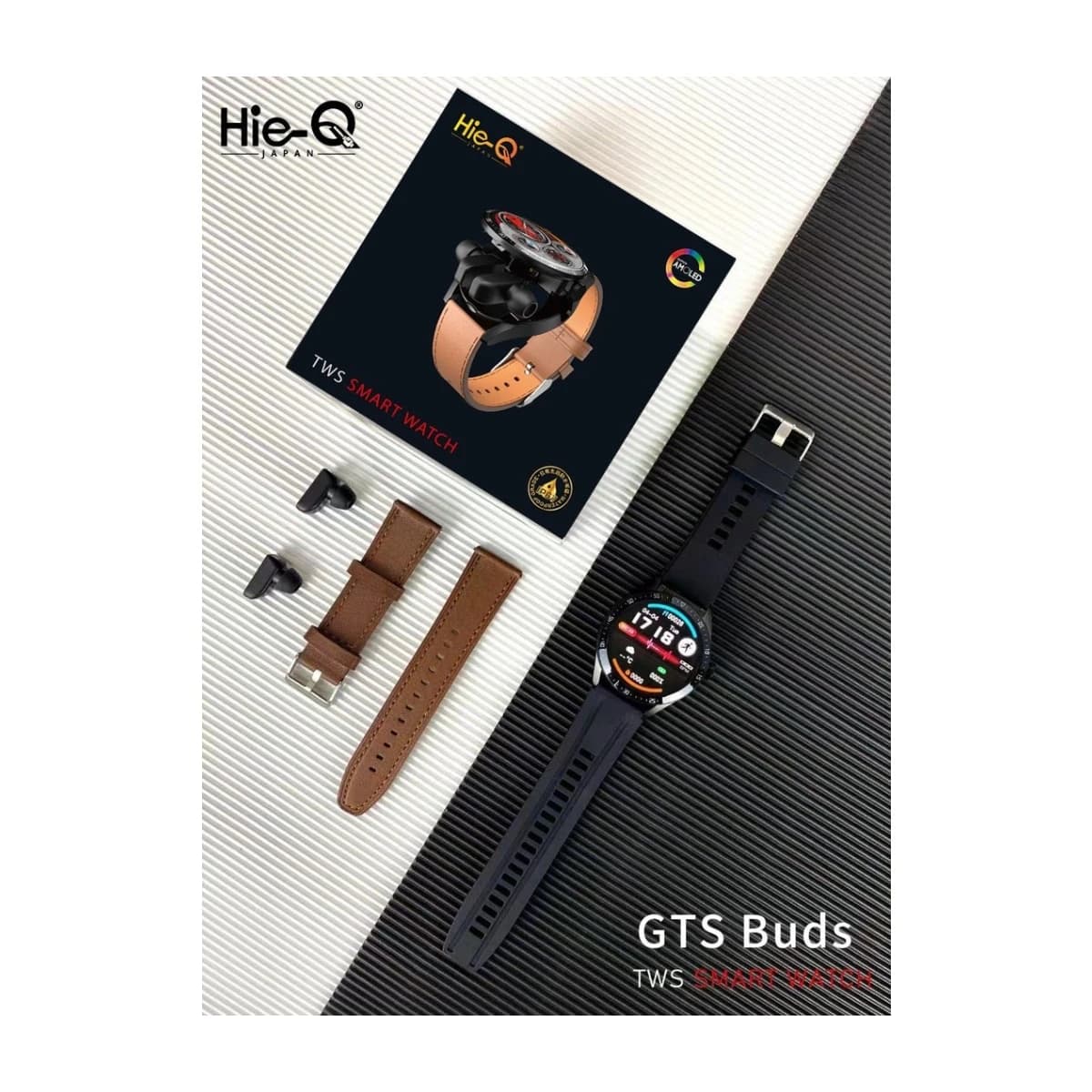 Hie-Q GTS Buds TWS Smart Watch with Wireless Earbuds - Preview 3