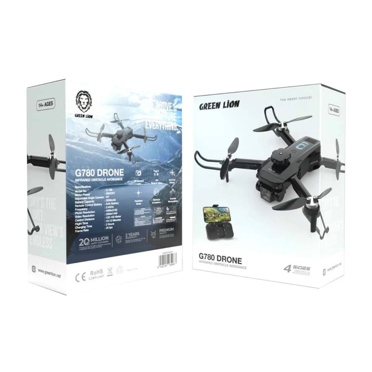 Green Lion G780RC Drone - Gray - Preview 3