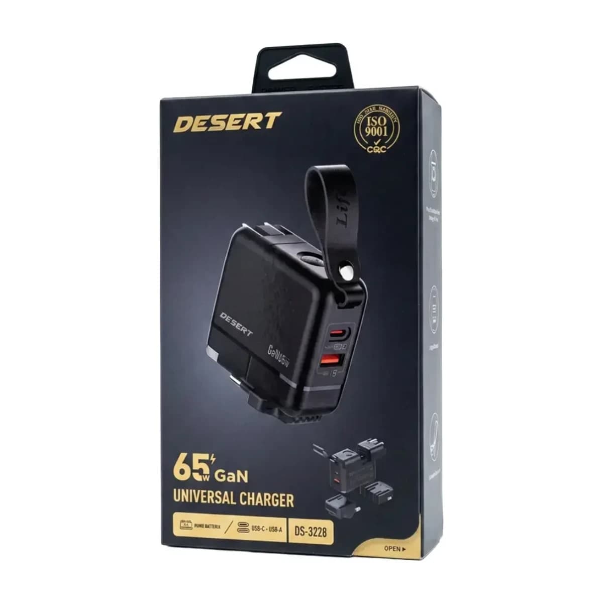 Desert DS3228 65W GaN Universal Travel Fast Charger USB-C/USB-A - Preview 4