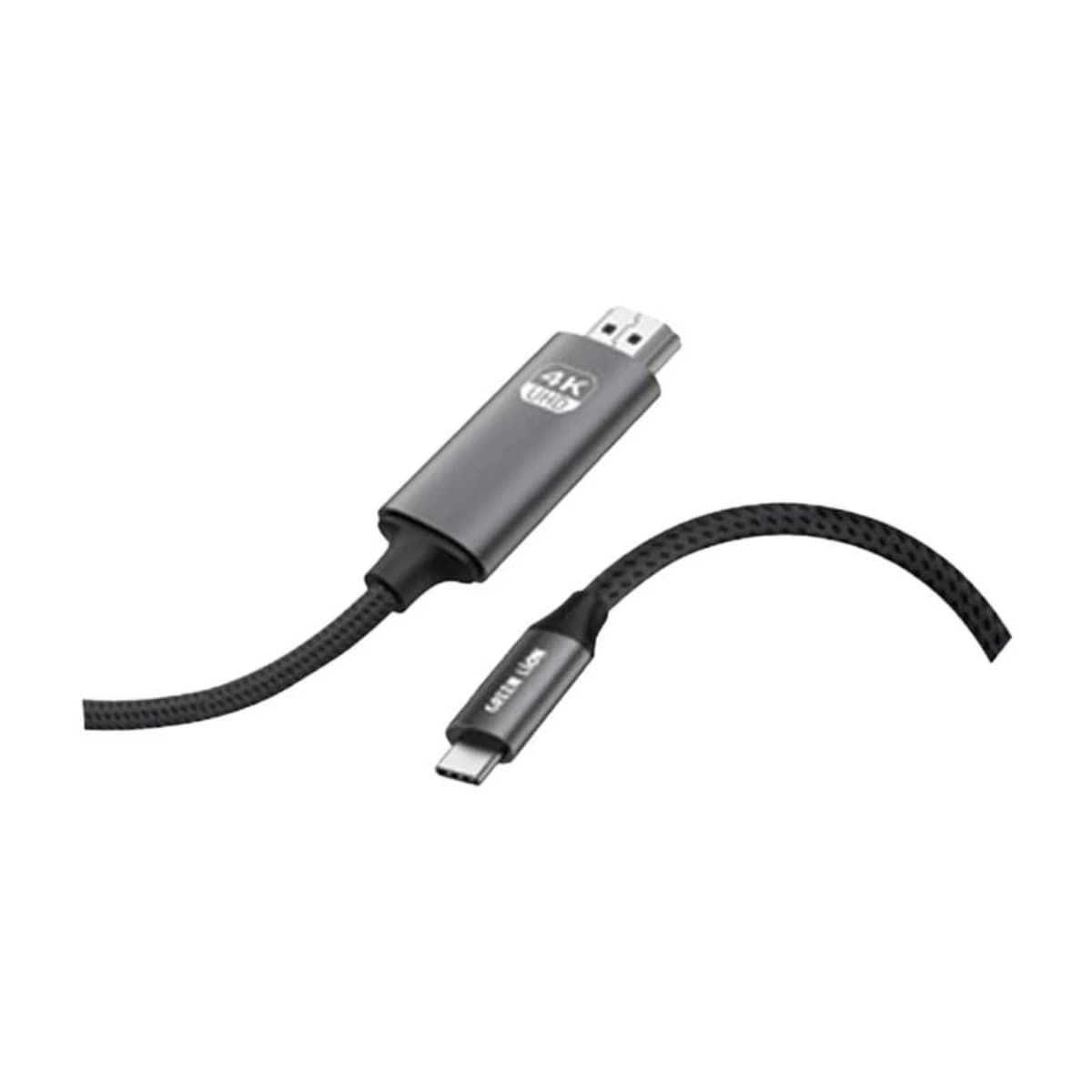 Green Lion 4K USB-C to HDMI Cable - Black - Preview 1